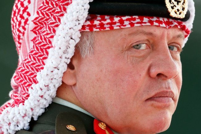 The Jordanian King Receiving the people of Palestine in Jordan or Egypt is a red line