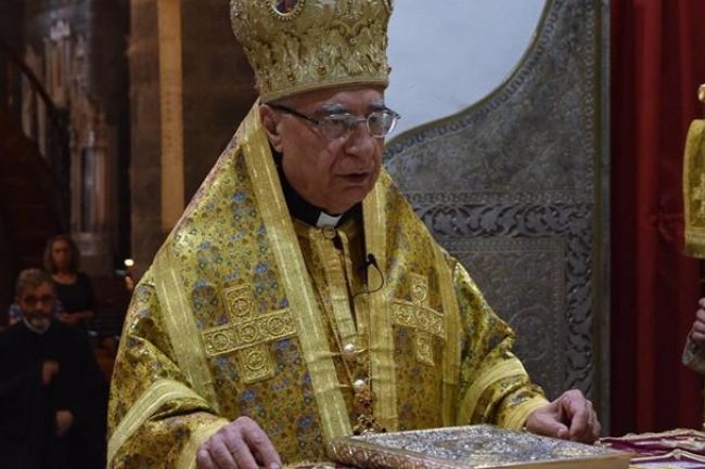 The Patriarch of Antioch condemns the crimes of the Israeli occupation against the Palestinians