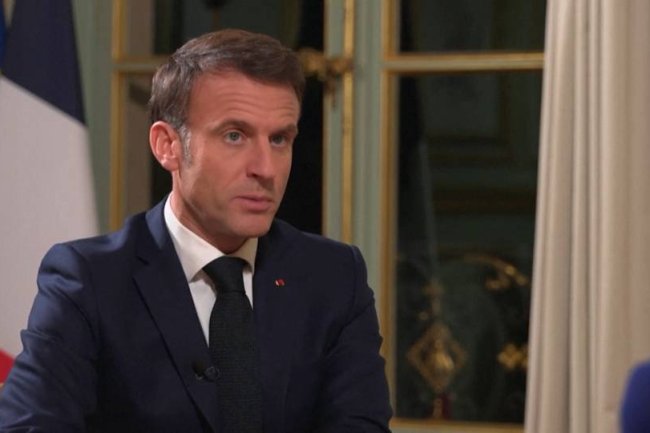 What did Macron, President of France, say about the events in the Gaza Strip?