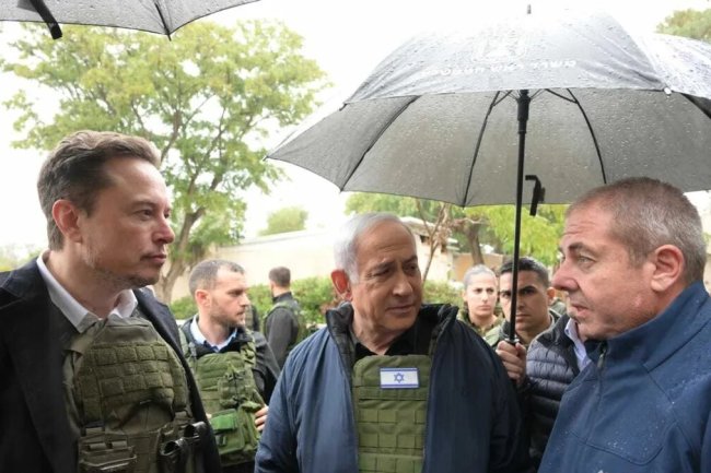 Campaigns against Elon Musk because of his visit to Israel and ignoring the victims of Gaza