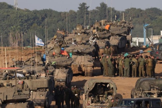 The Israeli occupation army announces the bombing of 400 targets in Gaza