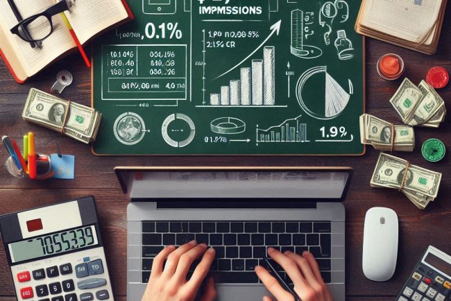 Calculate Impressions for $1,000 AdSense Revenue with 0.19% CTR