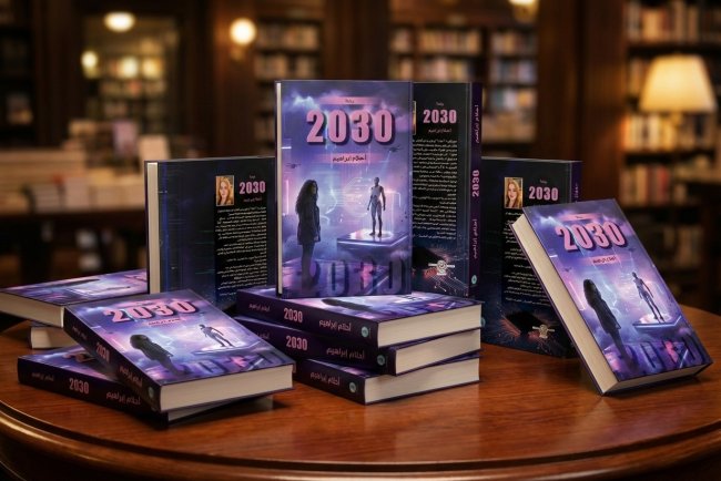 The novel "2030" by author Ahlam Ibrahim has been released… a bold literary vision of humanity's future in the age of AI.