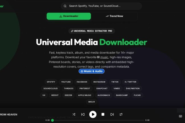 Downdone: أفضل منصة للبحث والاستماع وتحميل الفيديوهات والأغاني من الإنترنت