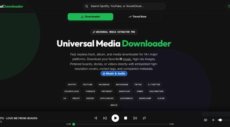 Downdone: أفضل منصة للبحث والاستماع وتحميل الفيديوهات والأغاني من الإنترنت